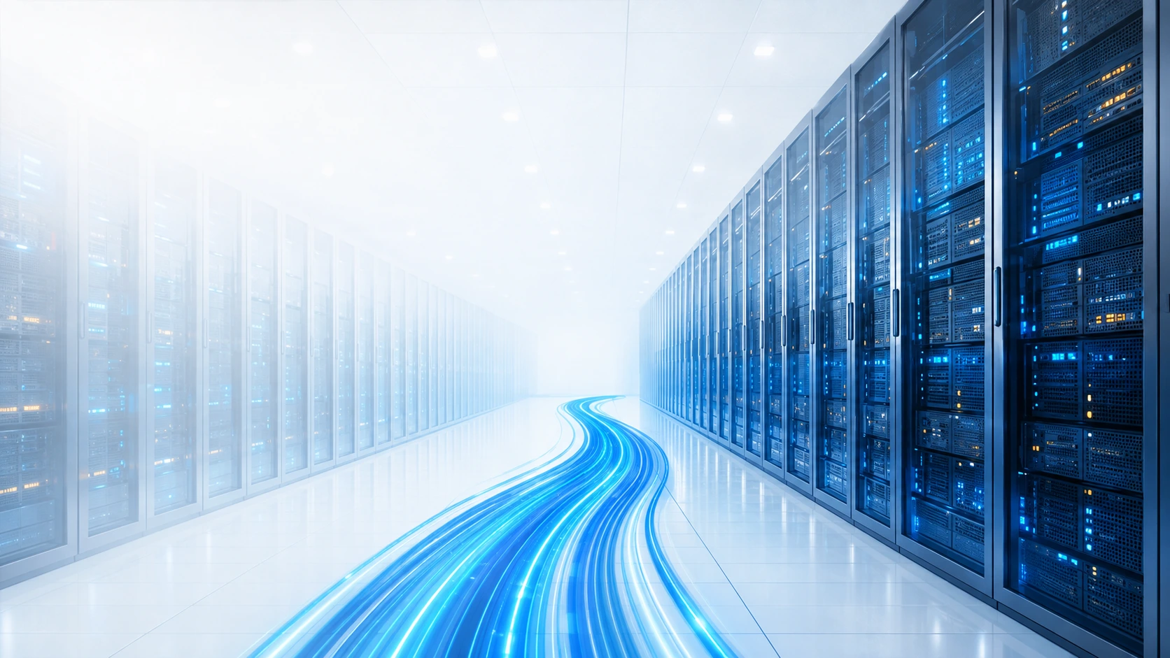 Datacenter representando conexão dedicada